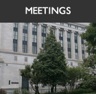 Meetings graphic with image of VA Supreme Court Building